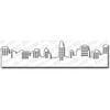 "Die-Namics Border Die-Skyline, 6""X1.5"""