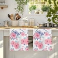 thumbnail image 4 of Pink Watercolor Floral Kitchen Towels Set of 4, Spring Flower Abstract Art Absorbent Dish Towels for Kitchen, Microfiber Hand Towel, Quick Drying Tea Towel for Cleaning Decorative Dishcloths, 4 of 7