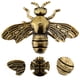 thumbnail image 4 of Adorno de abeja de latón, decoración de escritorio para el hogar, pequeño adorno artesanal de abeja de latón, 4 of 5