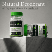 BodyBreeze Internal Deodorant Supplement – Full Body Deodorizer for Gut Health, Skin Health, Detox & Digestion Support – Natural Odor Control Chlorophyll Pills for Head-to-Toe Freshness | 30 Capsules