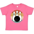 thumbnail image 3 of Inktastic Bowling Pins Ball Bowler Retro Sunset Boys or Girls Baby T-Shirt, 3 of 5