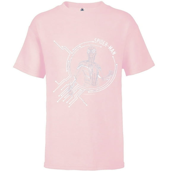 Marvel Spider-Man: No Way Home Spidey Circuit - Short Sleeve T-Shirt for Kids – Customized-Soft Pink