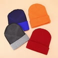 thumbnail image 3 of CoCopeanut Unisex Hat Cotton Blends Solid Warm Soft HIP HOP Knitted Hats Men Winter Caps Women's Skullies Beanies for Girl Wholesale шляпа, 3 of 6