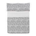 thumbnail image 1 of Black and White Microfiber Bedspread Set, Romantic Natures in Sketch Art Style Monochromatic Rose Bouquet, Soft Bedding Set with Pillow Shams & Comforter, 3 Sizes, Black White, by Ambesonne, 1 of 1