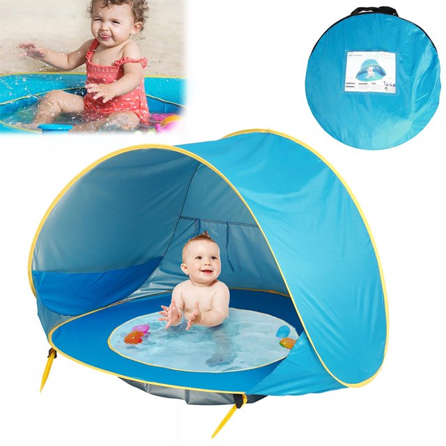Baby Beach Tent Pop Up Portable Shade Pool UV Protection Sun Shelter