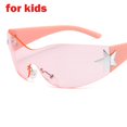 thumbnail image 1 of Gafas De Sol sin montura Y2K para hombre y mujer, lentes De Sol Punk De una pieza, a la moda, 2000 Fivean unisex, 1 of 2