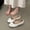 White A, variant on Round Toe Bowknot Comfortable Women's Casual & Dress Shoes Daily Wear Spring Summer Plus Size Office Work Black 9