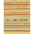 thumbnail image 1 of Ahgly Company Indoor Rectangle Abstract Cinnamon Brown Oriental Area Rugs, 3' x 5', 1 of 6