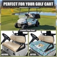 thumbnail image 4 of Whosucclay Heart-Shaped Corgi Pattern Washable Golf Cart Seat Cover, Anti‑Scratch One-Step Mount Golf Cart Seat Protector for Club Car EZGO Yamaha, 52.36" x 32.28", 4 of 7