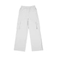 thumbnail image 5 of LIJCC Boys Sports Y2k High Waisted Straight Leg Relaxed Fit Cargo Pants Stretch Elastic Waist School Long Pant Twill Joggers for Kids Spring Fall Streetwear, 5 of 7