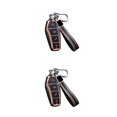 thumbnail image 3 of Sidaley Elegante funda de TPU para llave de coche para una protección duradera de la llave Funda flexible para llave de coche conchas negras + negro + hebilla de cuerda 2piezas, 3 of 6