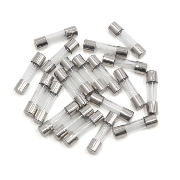 Unique Bargains Universal 20Pcs 5 x 20mm 7A Fast Blow Type Glass Tube Fuse for Car Vehicle