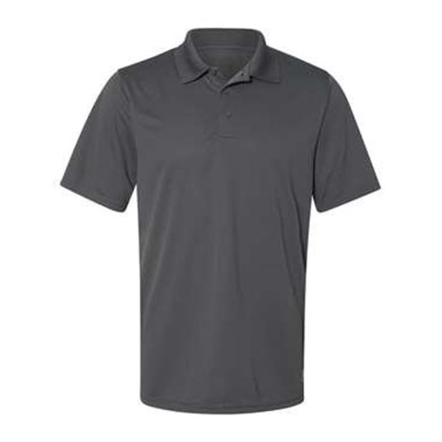 Essential Short Sleeve Polo T-Shirt, Stealth - Small