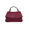 thumbnail image 1 of Smile Bag: Bolso bandolera/bolso plisado de alta gama en rojo burdeos + caja de regalo, 1 of 3