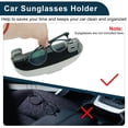 thumbnail image 4 of Estuche de gafas de sol para coche Unique Bargains para Peugeot 308 2014-2024, soporte para gafas, caja de almacenamiento, plástico ABS, gris, 1 juego, 4 of 7