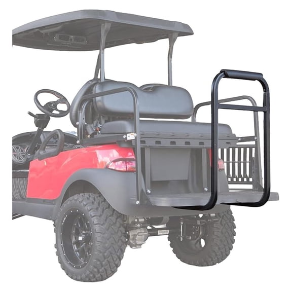 Deluxe Rear Seat Grab Bar for EZGO, , and Club Car Golf Carts | No Drilling Required on Seats