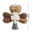 thumbnail image 3 of Handmade Alpaca Fiber Bird Nest Hanging Ornament - Easter Reusable Natural Habitat for Birds, for Garden & Yard, for Bird Lovers - 1Pc(Bunny), 3 of 9