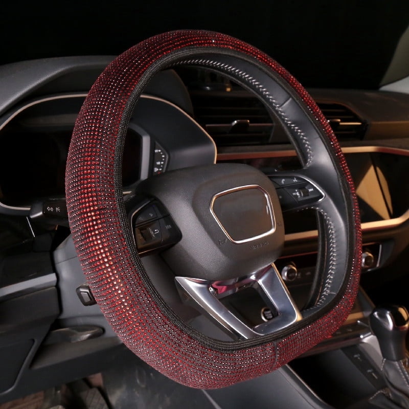 Steering Wheel Cover Glitter, Crystal Diamond Steering Wheel Cover for
