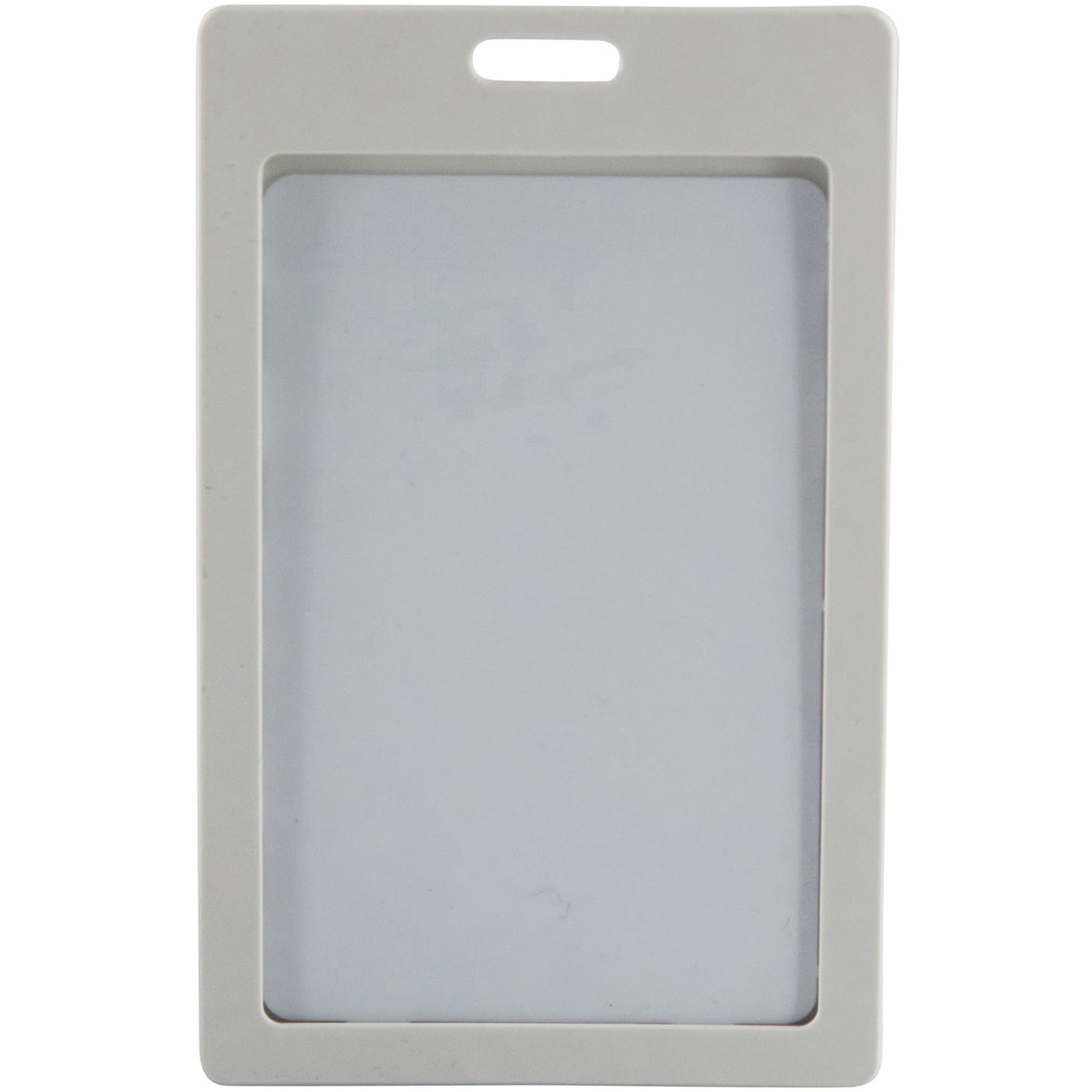 SICURIX Badge Holder - Vertical, White, 6 / Pack (Quantity)