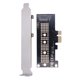 thumbnail image 1 of SSD Riser Hard Disk Card Reader M.2 Adaptador a PCI-E X1 Tarjeta NGFF NVME PCIe Alta velocidad 4x 8x 16x Soporte 2230 2242 2260 2280, 1 of 9