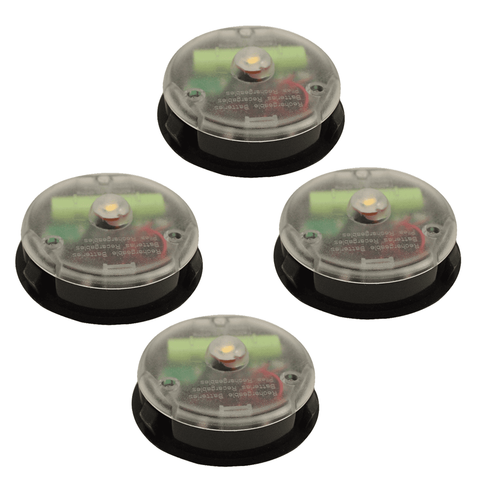 4pcs Replacement Solar Light Top Outdoor Solar Light Parts Round Solar Light