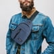 thumbnail image 5 of Bolsa de pecho cruzada estilo japonés para hombres y mujeres - Bolsa deportiva resistente al agua con múltiples bolsillos para teléfono, cartera y llaves, 5 of 9