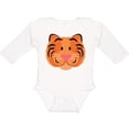 thumbnail image 3 of Inktastic Tiger Face Boys or Girls Long Sleeve Baby Bodysuit, 3 of 5