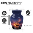thumbnail image 2 of Yatskia Sailing Ship Sunset Urn for Ashes Adult Male, Small Urns for Human Ashes Keepsake, Decorative Urns for Human Ash Adult Female, (Classic Pack of 1, 3 Inch), 2 of 8
