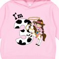 thumbnail image 3 of Inktastic I'm Three-cowgirl Riding Horse Birthday Toddler Hoodie, 3 of 4