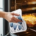 thumbnail image 3 of Blue Tulip Pot Holders for Kitchen Heatproof Potholder, 5 Pack Spring Pastoral Flower Watercolor White Hot Pads Multipurpose Oven Pads Cloth Potholders Trivet for Cooking Baking, 3 of 8