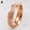 Rose Gold, variant on Men Women Wedding Band Ring Stainless Steel Matte Ring Jewelry Couple Gift-Silver