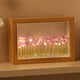 thumbnail image 1 of Marco de fotos de noche Tulipán Luz de bricolaje Regalo Luz de noche (13 flores) Púrpura, 1 of 4