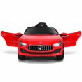 thumbnail image 1 of Topbuy RC Télécommande Enfants Ride-on Voiture Maserati sous Licence 12V W / Led Lumières MP3 Rouge, 1 of 5