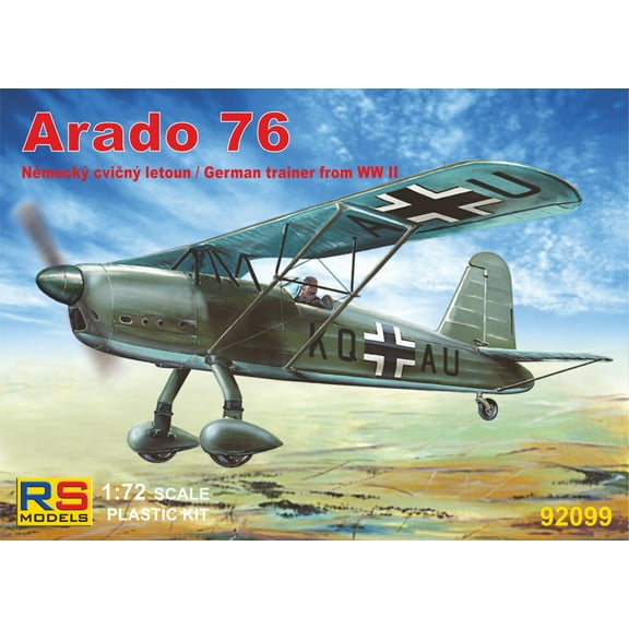 Arado Ar 76, German fighter/trainer (1/72 model kit)