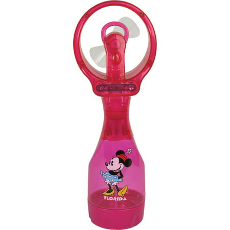 Disney Spray Fan Squeeze Breeze Classic Minnie, Pink (Florida