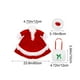 thumbnail image 3 of Decoraciones navideñas, adornos navideños, atuendos navideños para gansos, estatua de ganso, disfraz navideño, ropa y sombrero para estatua de ganso de jardín de 58 cm (23 pulgadas), decoración para p, 3 of 7