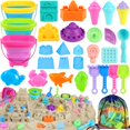 thumbnail image 1 of Juego de cubos y palas plegables Beach Toys Racpnel para niños de 3 a 10 años, 1 of 7