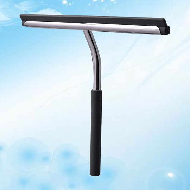 unbranded 1Ud Limpiador Para Y Parabrisas Negro De Acero Inoxidable Con Compacto