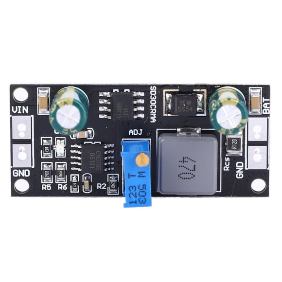 Módulo de carga del controlador MPPT del panel solar, módulo de carga Li Fe P del panel solar de 9 V/18 V Módulo de carga solar VMPPT Estética elegante