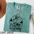 thumbnail image 5 of Let’s Go Fishing Skeleton Shirt – Funny Vintage Fisherman Graphic Tee, Retro Outdoors Unisex T-Shirt, 5 of 7