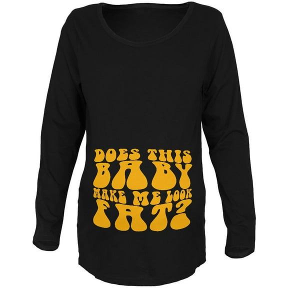 Funny Baby Fat Maternity Soft Long Sleeve T Shirt