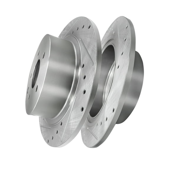 Rear Drilled Slotted Disc Brake Rotors For 2002-2018 Nissan Altima