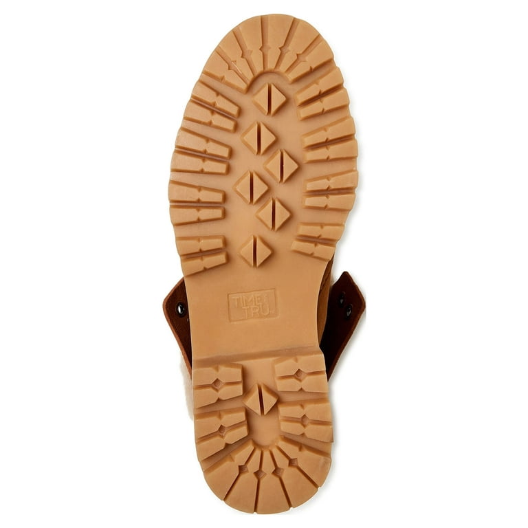 Time and Tru Women s Cozy Hiker Boots Wide Width Available