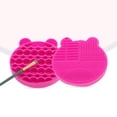 thumbnail image 5 of Unique Bargains 1 Pc Durable Makeup Brush Storage Cleaner Rose Red, 5 of 7