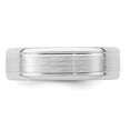 thumbnail image 5 of Auriga Fine Jewelry 925 Sterling Silver 6mm Brushed Wedding Band Ring Size 10.5 for Men, 5 of 6