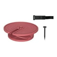 thumbnail image 1 of Plato de topper de , plato de montaña de topper de vaso de vino reutilizable para barcos para botes Rojo, 1 of 8