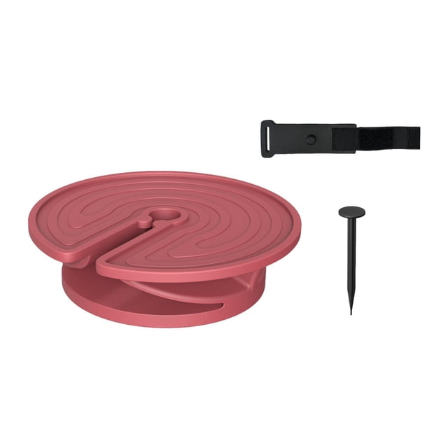 Plato de topper de , plato de montaña de topper de vaso de vino reutilizable para barcos para botes Rojo