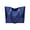 Blue, variant on Women’s Work Laptop Two Tone Tote Bag, Waterproof Nylon PU Wide Handle Zipper Office Handbag
