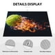 thumbnail image 3 of Fotbe Tennis Ball In Fire1 Alfombrilla de Secado para Cocina con Estampado, 18x24 Pulgadas, 3 of 7