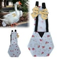 thumbnail image 4 of Pet Chicken Duck Diapers Polyester Poultry  Reusable Goose Clothes Waterproof Breathable Goose Clothes  with Bow for Poultry, 4 of 8